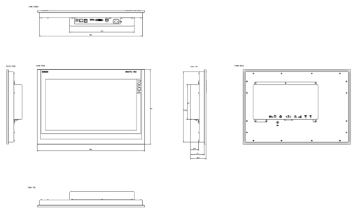 SIMATIC IPC IFP1900 19" Touch, extended