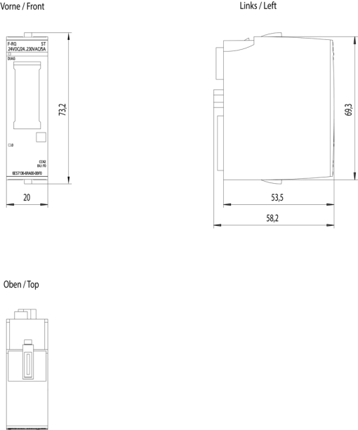 SIMATIC ET 200SP F-RQ 24 ... 48VDC24 ... 230VAC5A ST