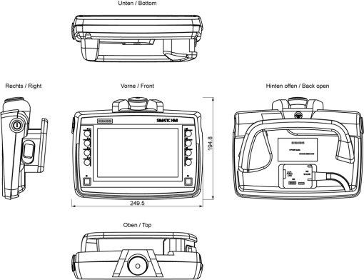 SIMATIC HMI KTP700F Mobile