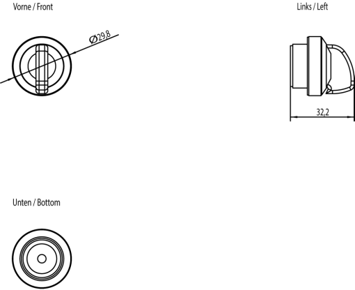 SIMATIC HMI Selector switch for Extension Unit