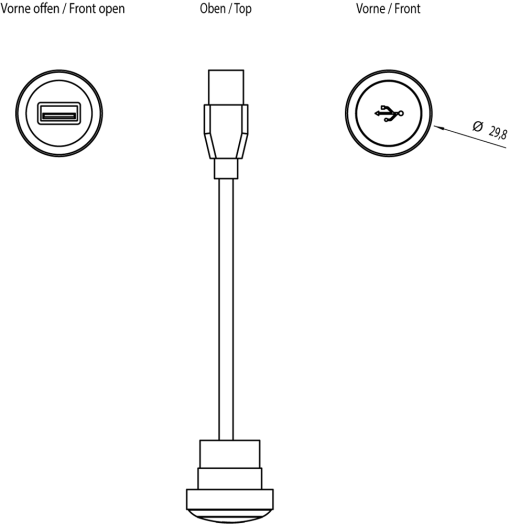 SIMATIC HMI USB interface for Extension Unit