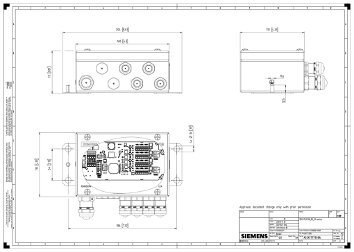 SIWAREX DB digital junction box 4 channels stainless steel enclosure for conn...