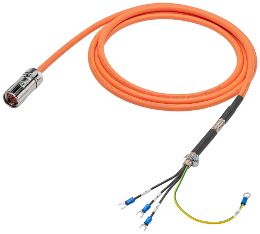 Pre-assembled power cable