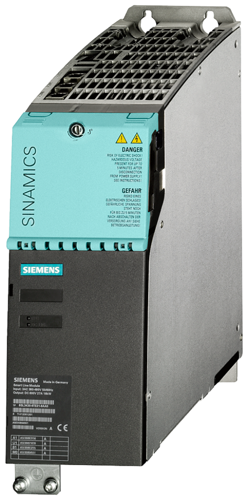 SINAMICS S120 SMART LINE MODULE INPUT 3AC 380-480V, 5060HZ OUTPUT DC 600V,...