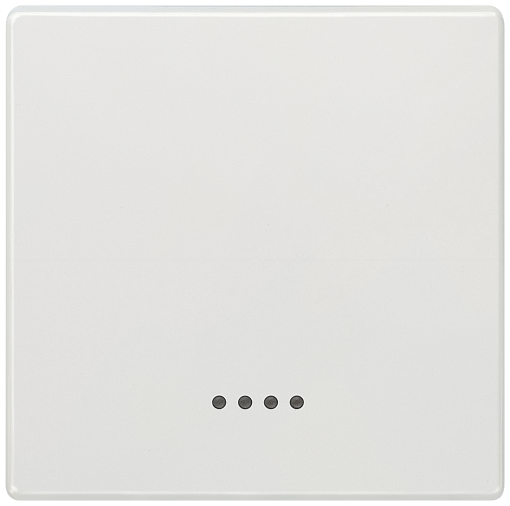 DELTA style rocker with window, titanium white