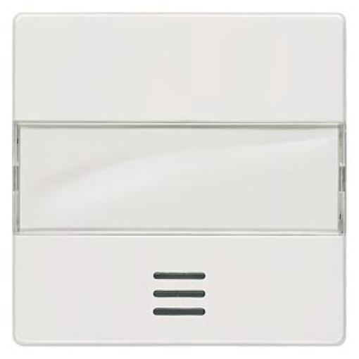 DELTA i-system rocker with window and labeling field, titanium white