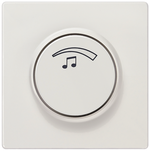 DELTA style volume controller mono, platinum metallic, 3W, 27 ohm