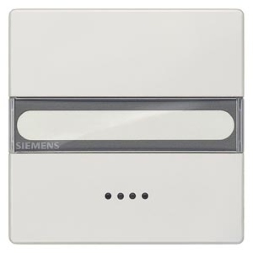 DELTA style rocker with window and labeling field, platinum metallic