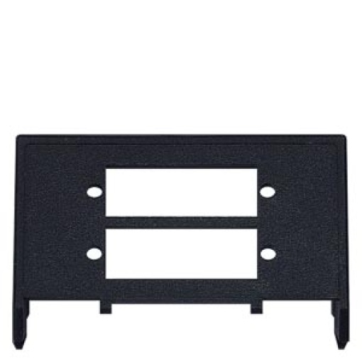 DELTA FO mounting plate for FO flush-mounting couplings 2xICCS system