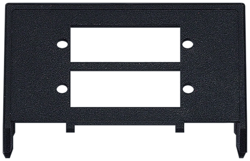 DELTA FO mounting plate for FO flush-mounting couplings 2xICCS system