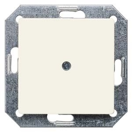 DELTA i-system blanking cover plate, titanium white