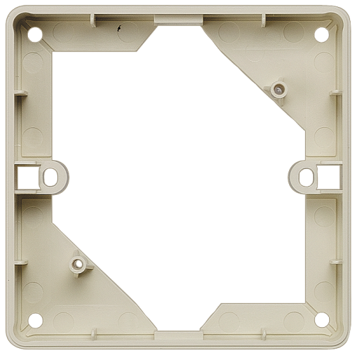 DELTA plus, SM, electrical white surface-mounted frame 80x 80x 13mm