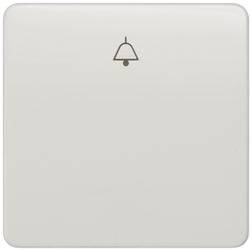 DELTA profil rocker with bell symbol, titanium white