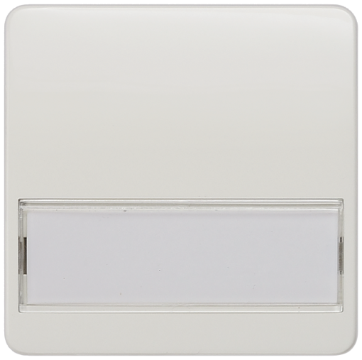 DELTA profil rocker with labeling field, titanium white