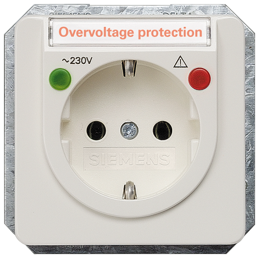 DELTA profil socket outlet with hinged lidlabeling field and incr. touch pro...