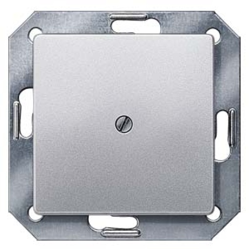 DELTA i-system blanking cover plate, aluminum metallic