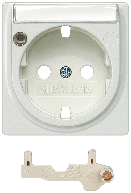 DELTA i-system conversion kit for SCHUKO socket outlets, status indicatorlab...