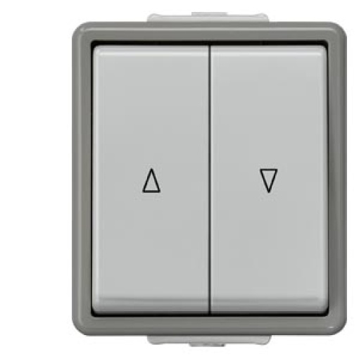 DELTA fläche IP44 surface-m. shutterblind pushbutton with elec. interlock an...