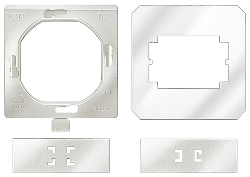 DELTA i-system sealing set IP44 for switch and pushbutton rockers for two-cir...