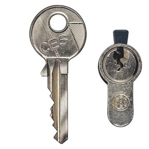 Profile half cylinder CES for DELTA shutterblind key-operated switch with 2 ...