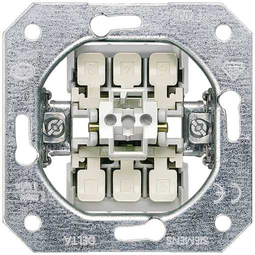 DELTA insert flush-m. OFF switch 3-pole