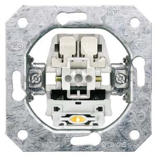 DELTA insert flush-m. pushbutton with N terminal, 1 CO