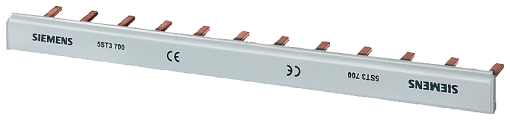Pin busbar, finger-safe, 16 mm2 1-phase, 1016 mm long, can be cut