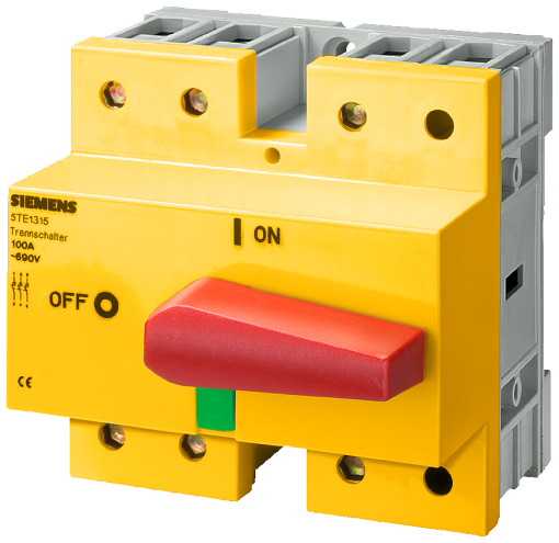 Disconnector, T92 690 V 160 A 4-pole transparent