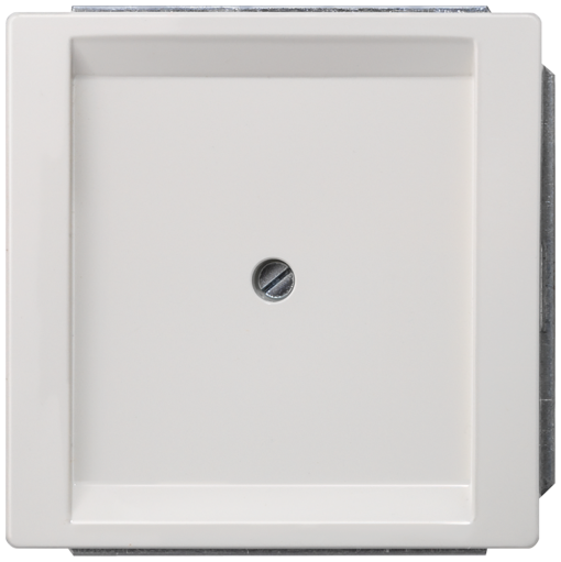 DELTA style blanking cover plate, platinum metallic