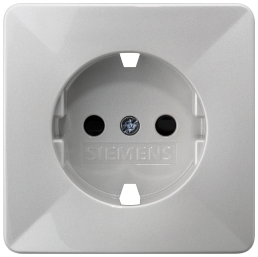 DELTA ambiente socket cover without insert with increased touch protection