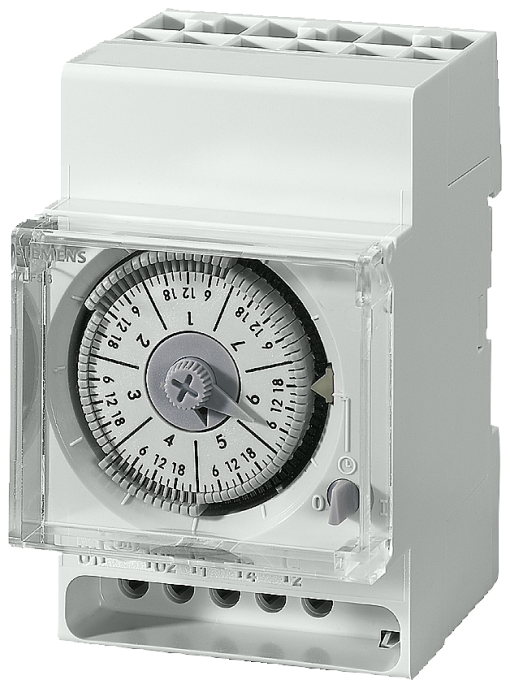 Quartz time switch week, 1 CO contact, 230 V50-60 Hz 3 MW