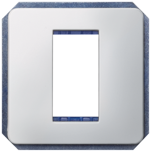 DELTA i-system module carrier single, incl. intermediate frame, aluminum meta...