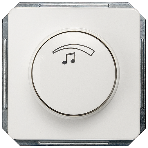 DELTA profil volume controller titanium white, mono 3W, 27 ohm