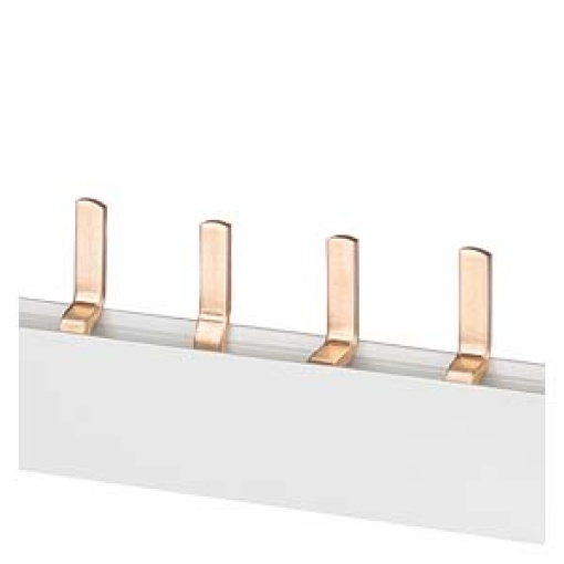 Pin busbar, 16 mm² connection 3 x 4-phase safe to touch