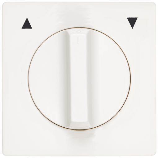 DELTA style cover plate for shutterblind knob-operated switch with UpDown s...