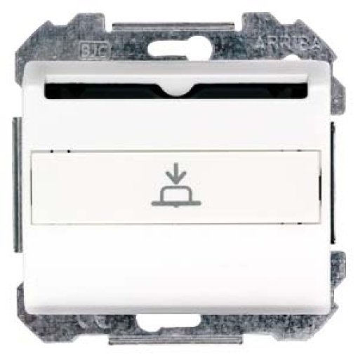 IRIS HotelCard switch 1, 2-way 1 microswitch Complete unit with Cover plate P...