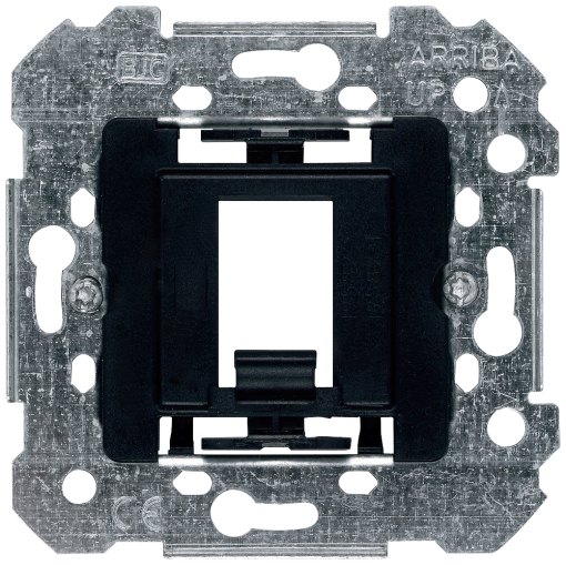 CORAL, IRIS, MEGA Adapter 1-fold for RJ45, RJ11 Support ring with claws