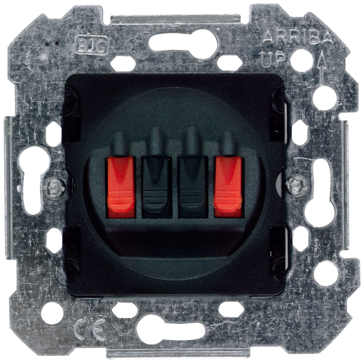 CORAL, IRIS, MEGA Loudspeaker socket Stereo support ring with claws