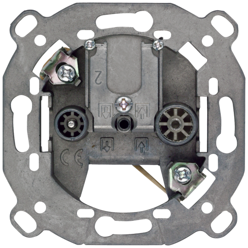 CORAL, IRIS, MEGA R, TV, SAT 2-hole Spur line socket support ring with claws ...
