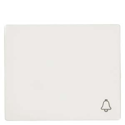 IRIS Rocker switch with symbol bell polar white