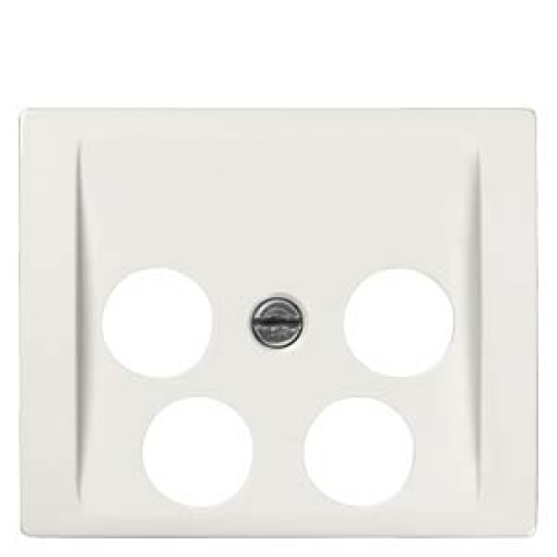 IRIS Antenna cover plate for RFTV2xSAT connection sockets polar white asymm...