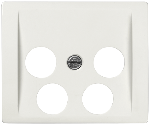 IRIS Antenna cover plate for RFTV2xSAT connection sockets polar white asymm...
