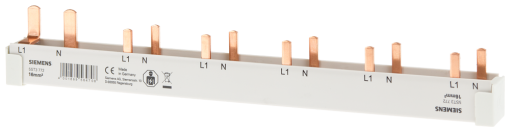 Busbar 1PN, 16 mm2,for FI5SV1N and 5xAFDD 5SM601compact, fixed length ...