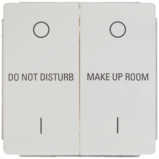 DELTA style service switch double inscribed, mechanically interlocked, titani...