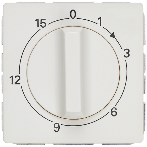 DELTA style time switch with 15 min runtime, platinum metallic