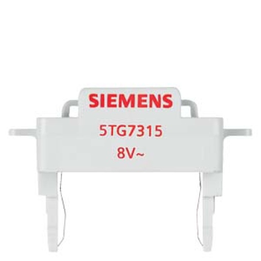 DELTA switch and pushbutton LED insert for control function 8V50Hz, red