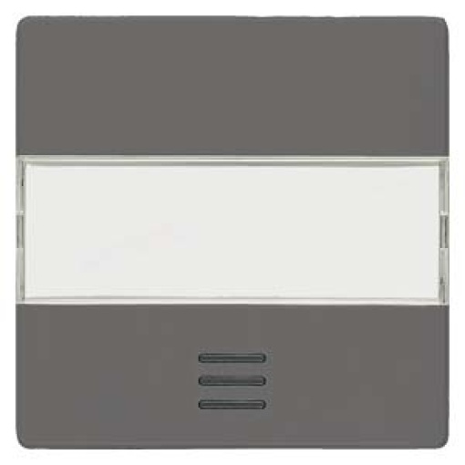 DELTA i-system rocker with window and labeling field, carbon metallic