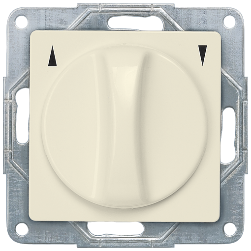 DELTA i-system, electrical white, flush-mounting shutterblind selector switc...