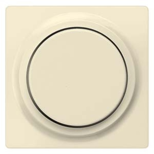 DELTA i-system cover plate for dimmer with rotary knob, electric white