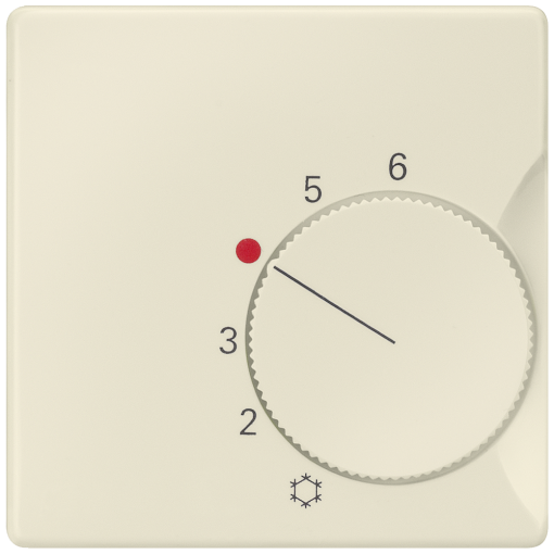 DELTA i-system cover plate room temperature controller, NCCO, electric white